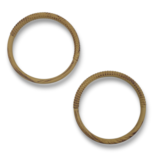 Ahşap Görünümlü Plastik Çanta Sapı (15 cm)