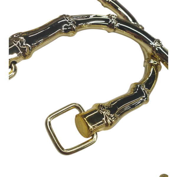 Metalize Plastik Çanta Sapı Gold