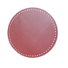 YUVARLAK ÇANTA TABANI 22cm BORDO