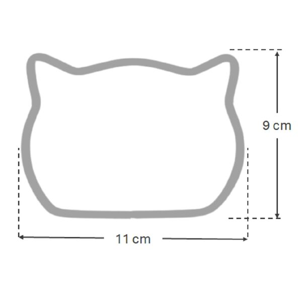 Kedili Metal Çanta Sapı (11x9 cm) Nikel