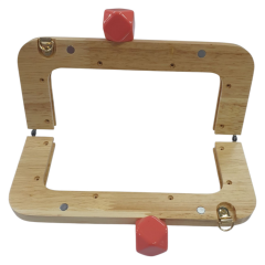 AHŞAP BURS-04 [20cm NATUREL-MERCAN]