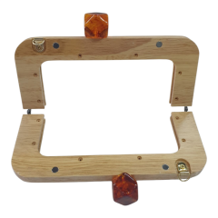 AHŞAP BURS-09 [20cm NATUREL-AMBER]