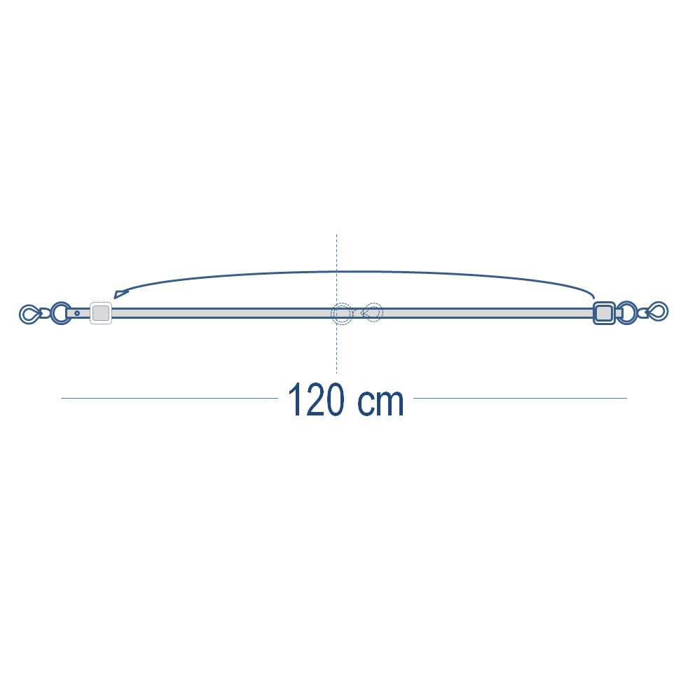 Ayarlanabilir Çanta Sapı 2x120 Lacivert