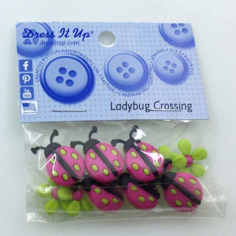 Figür Düğme Seti LadybugCrossing