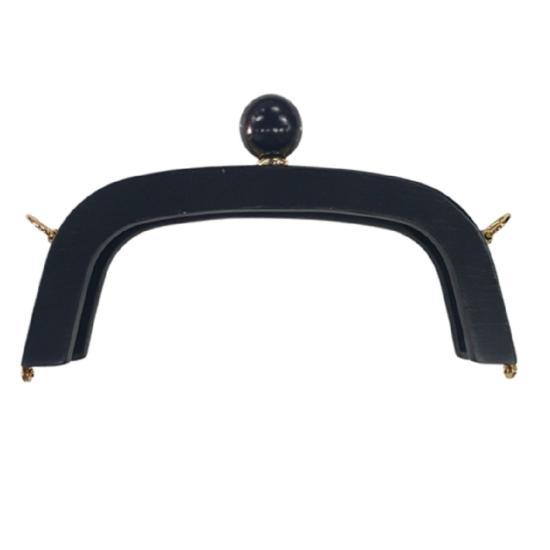 Ahşap Burs-13 [20cm Siyah-Gold]