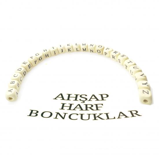 Ahşap Harf Boncuklar