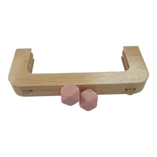 Ahşap Burs-08 [20cm Naturel-Pudra]