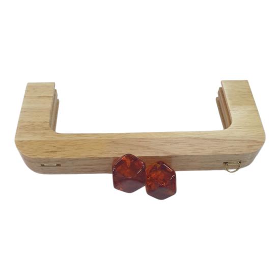 Ahşap Burs-09 [20cm Naturel-Amber]