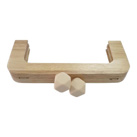 Ahşap Burs-10 [20cm Naturel-Krem]
