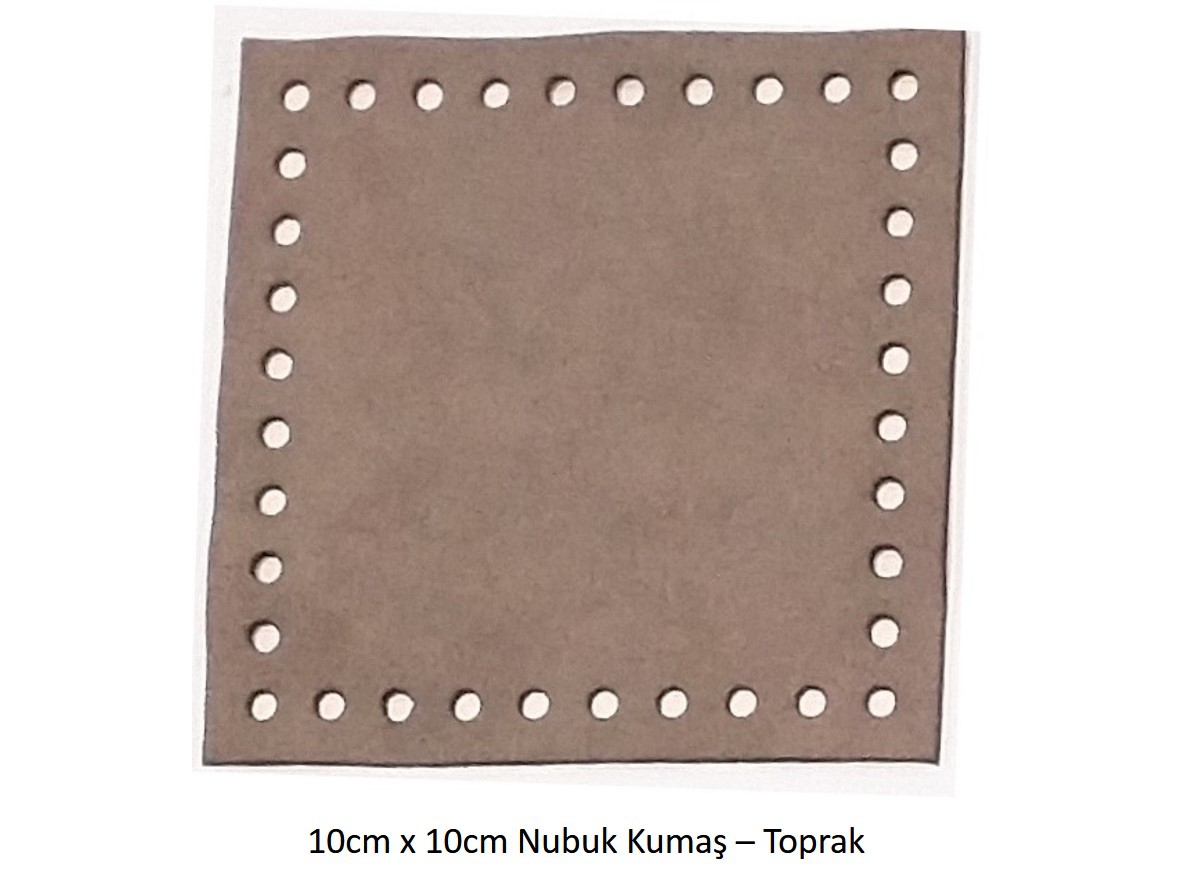 10x10 Nubuk Kumaş 001-Toprak