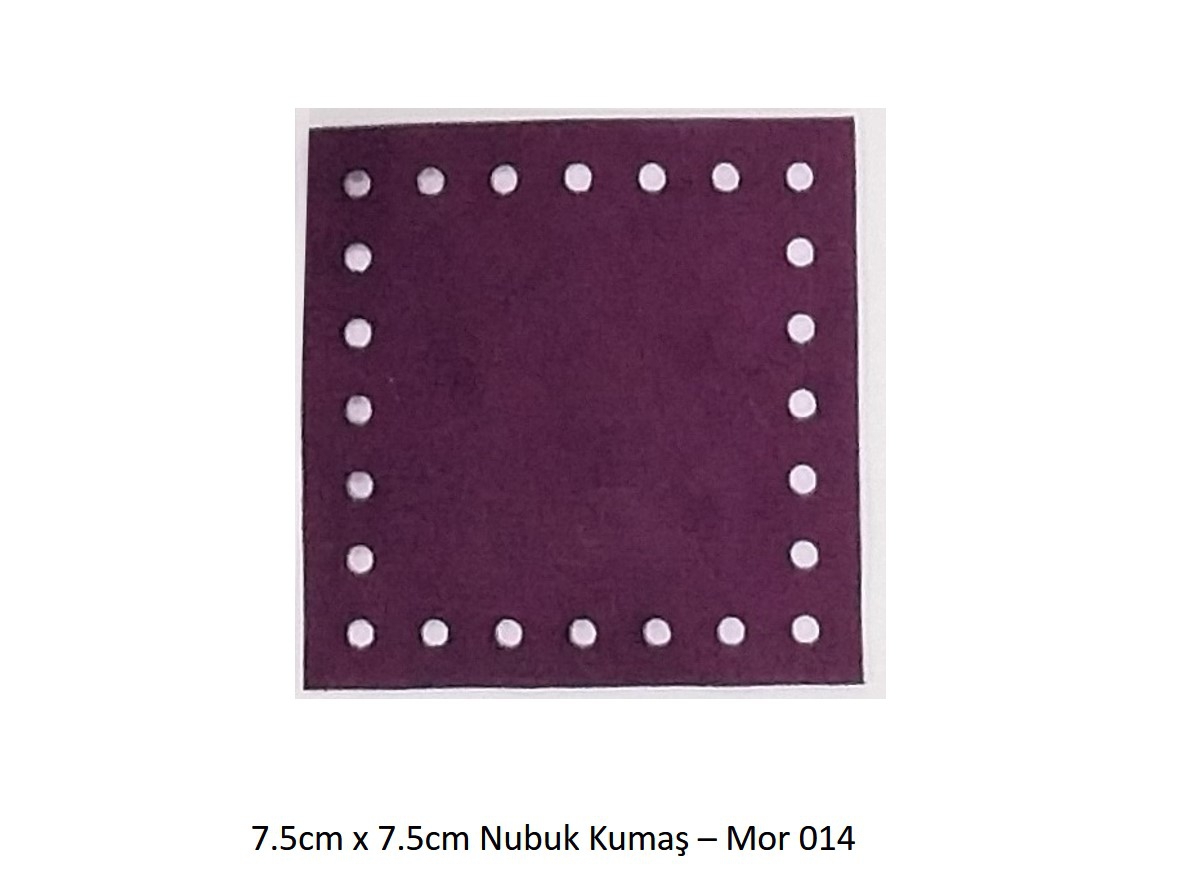 7.5x7.5 Nubuk Kumaş 014-Mor