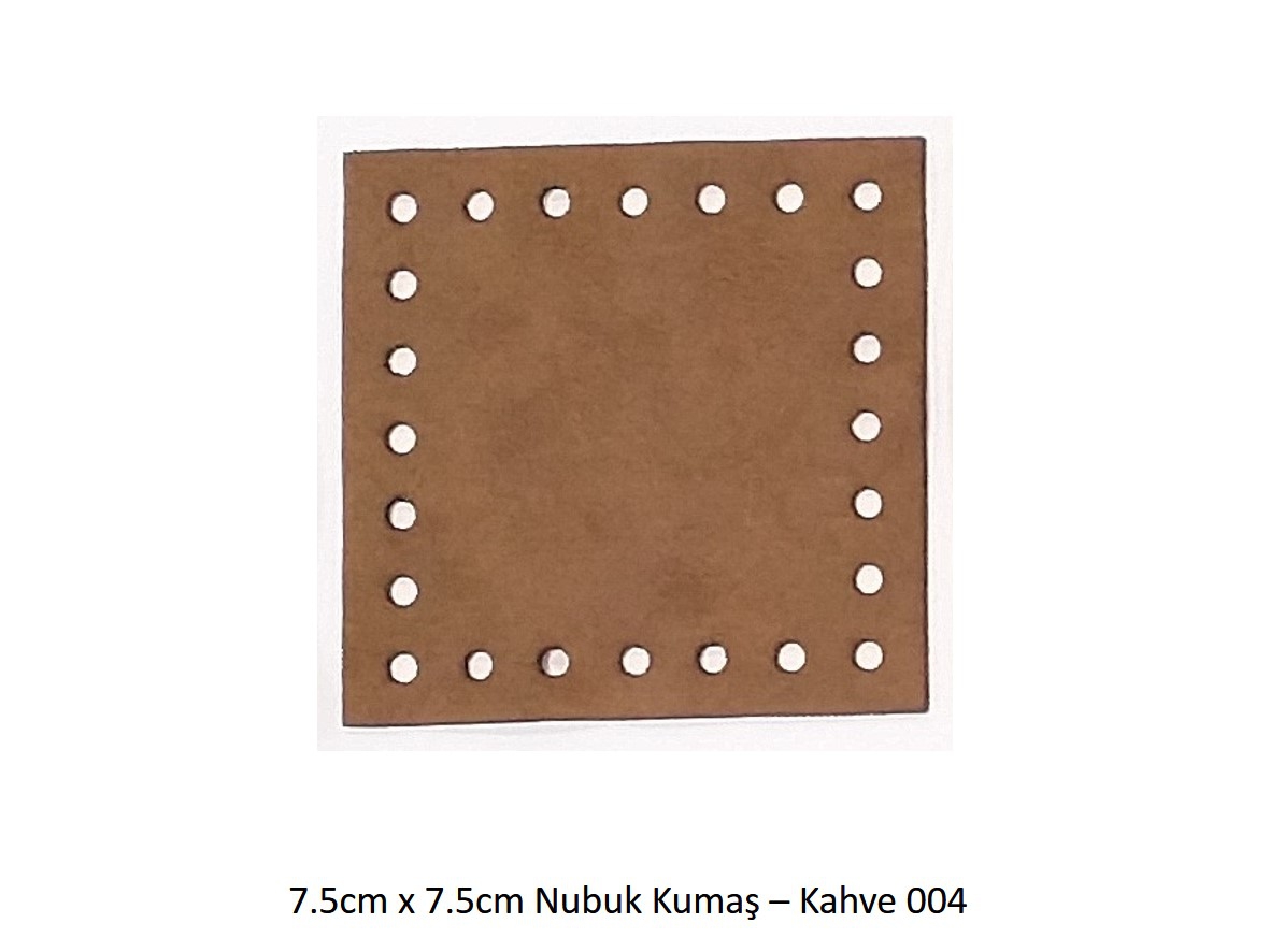 7.5x7.5 Nubuk Kumaş 004-Kahve