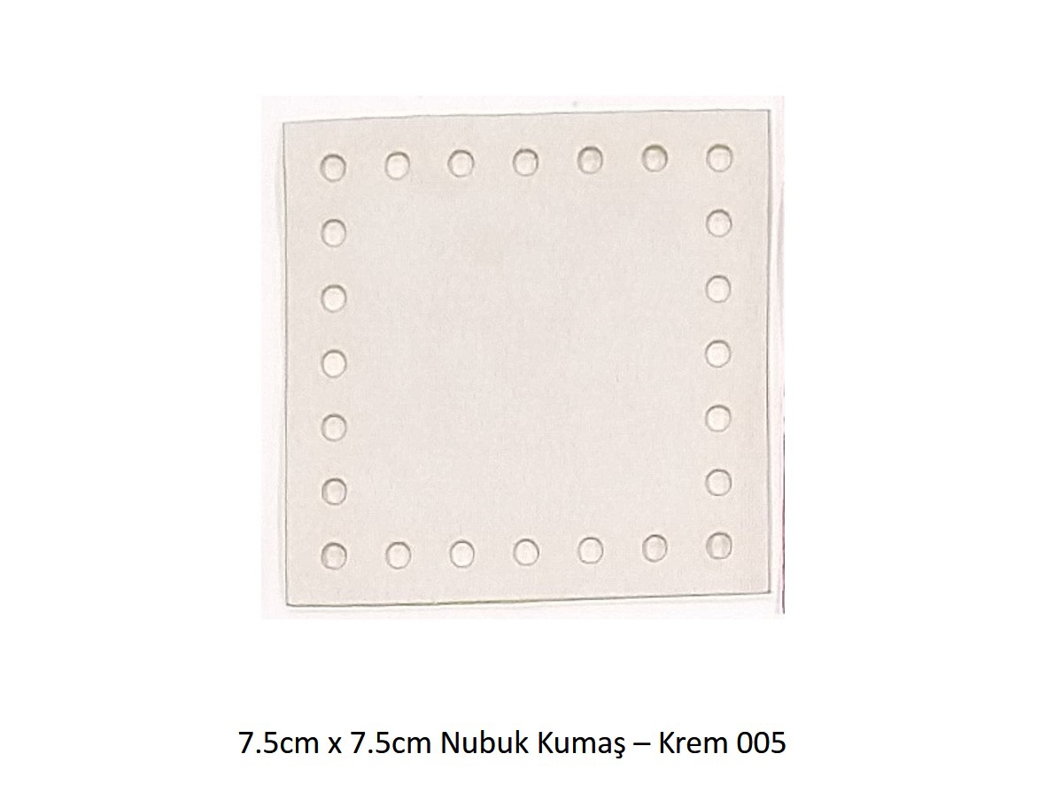 7.5x7.5 Nubuk Kumaş 005-Krem