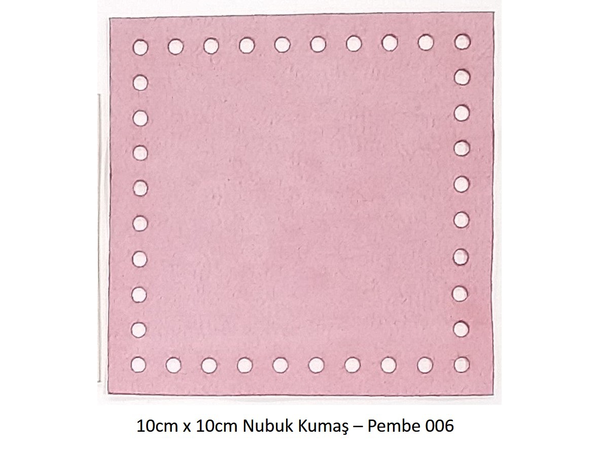 10x10 Nubuk Kumaş 006-Pembe