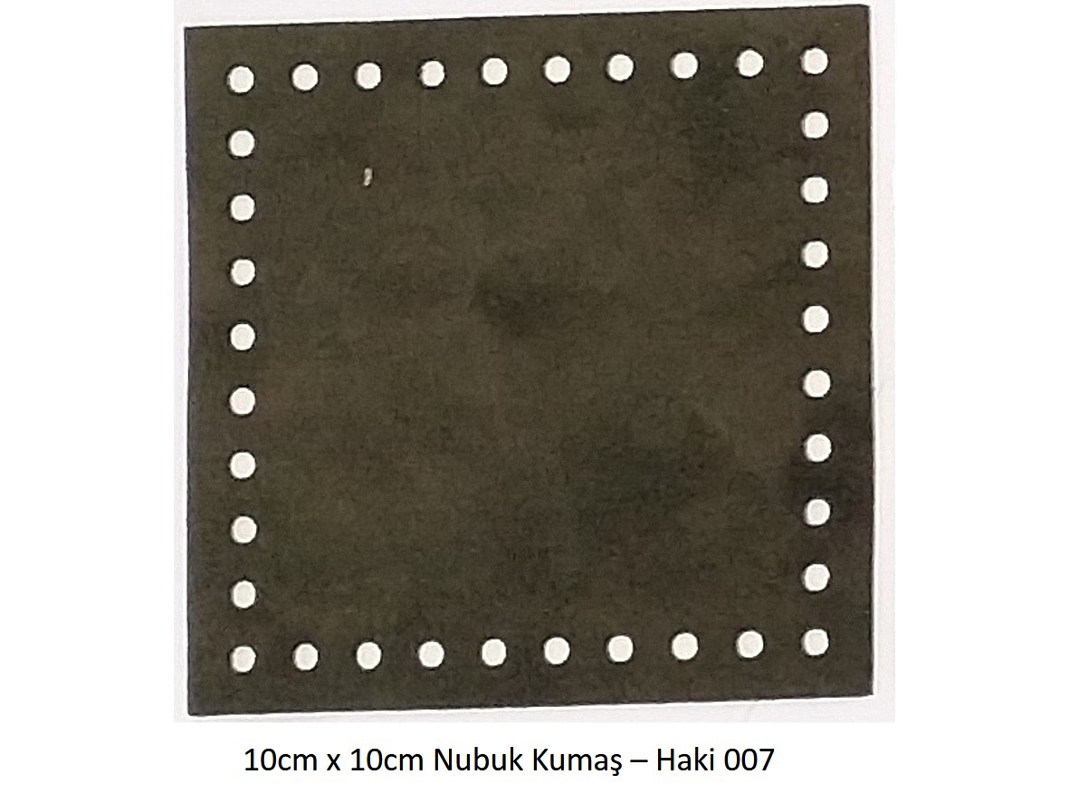 10x10 Nubuk Kumaş 007-Haki