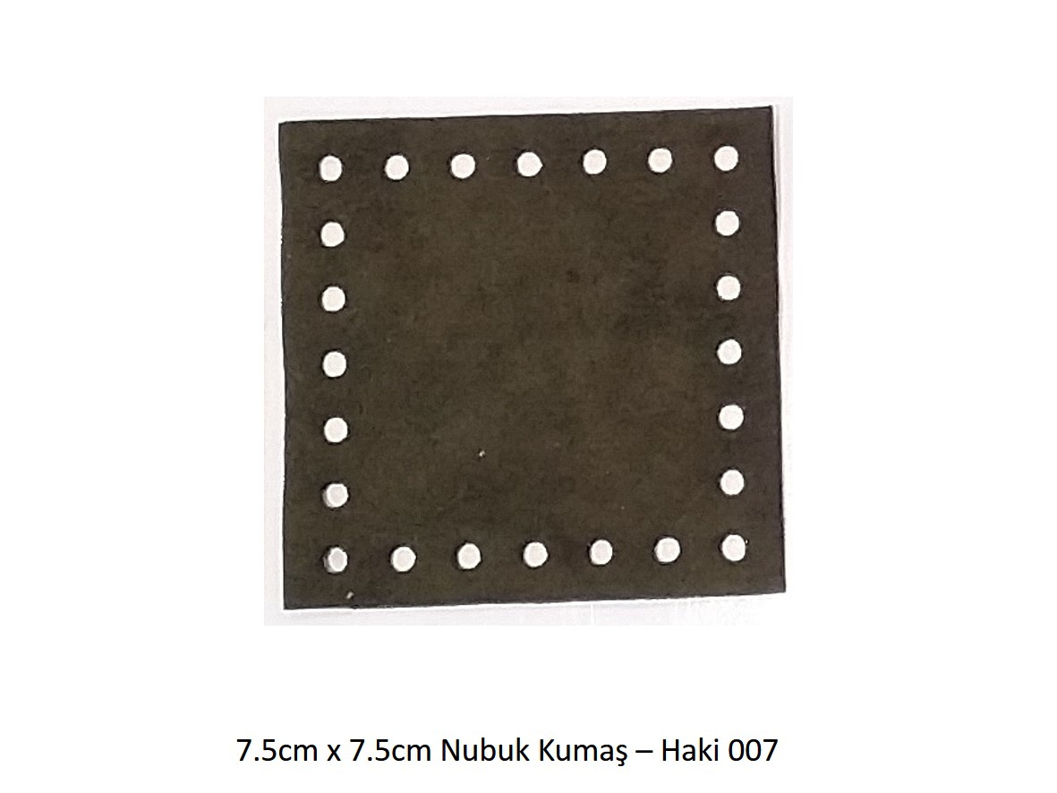 7.5x7.5 Nubuk Kumaş 007-Haki