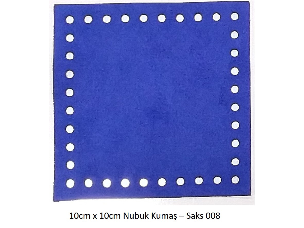 10x10 Nubuk Kumaş 008-Saks Mavi