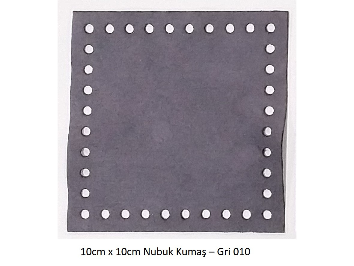 10x10 Nubuk Kumaş 010-Gri