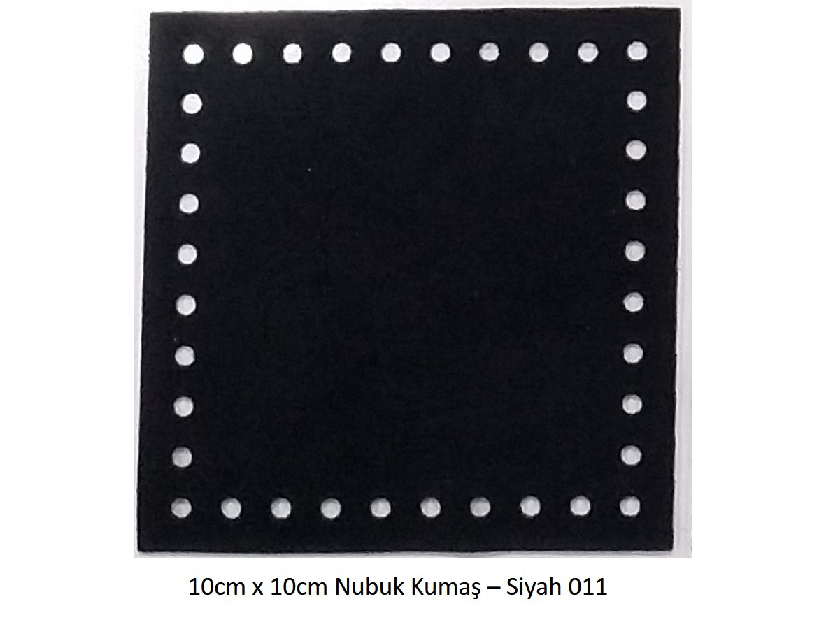 10x10 Nubuk Kumaş 011-Siyah