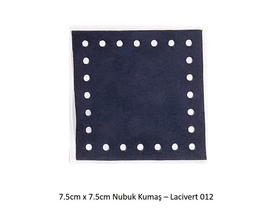 7.5x7.5 Nubuk Kumaş 012-Lacivert